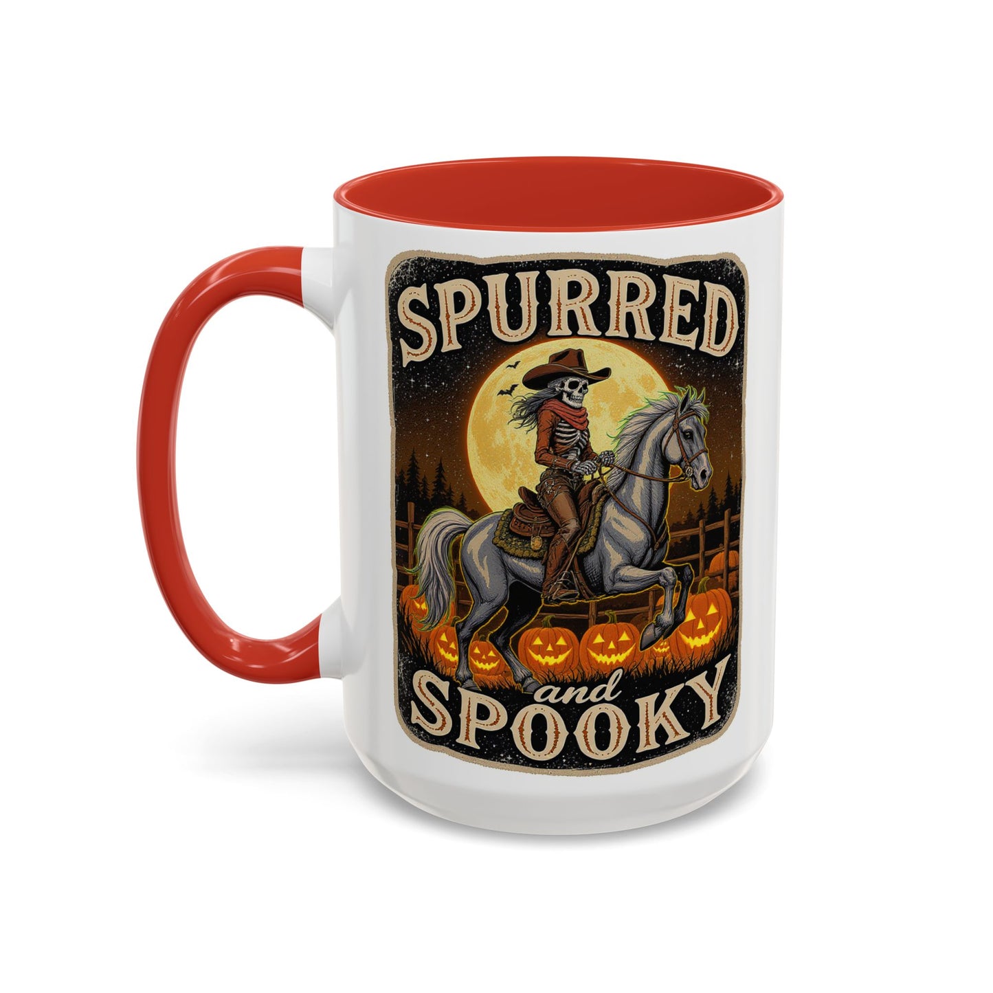 Mug - Spurred and Spooky Accent Coffee Mug (11, 15oz)