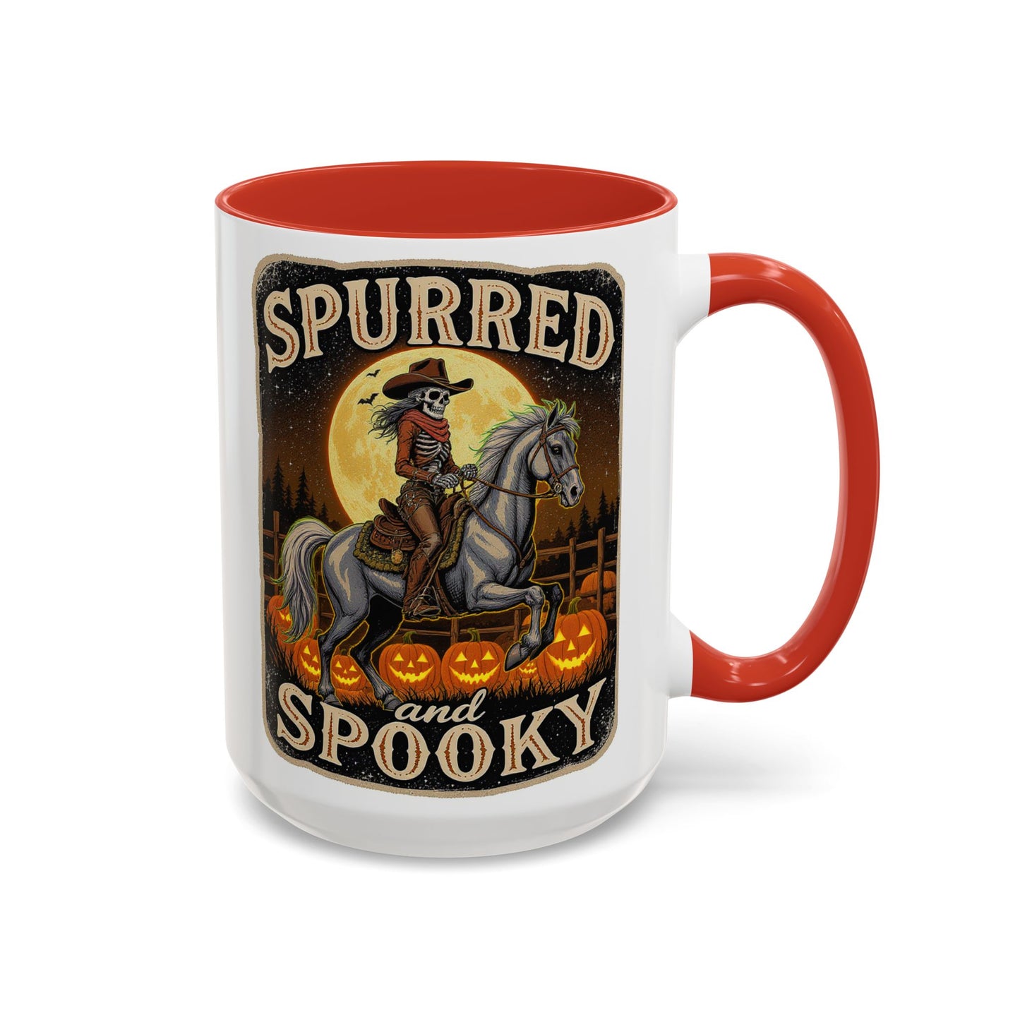 Mug - Spurred and Spooky Accent Coffee Mug (11, 15oz)