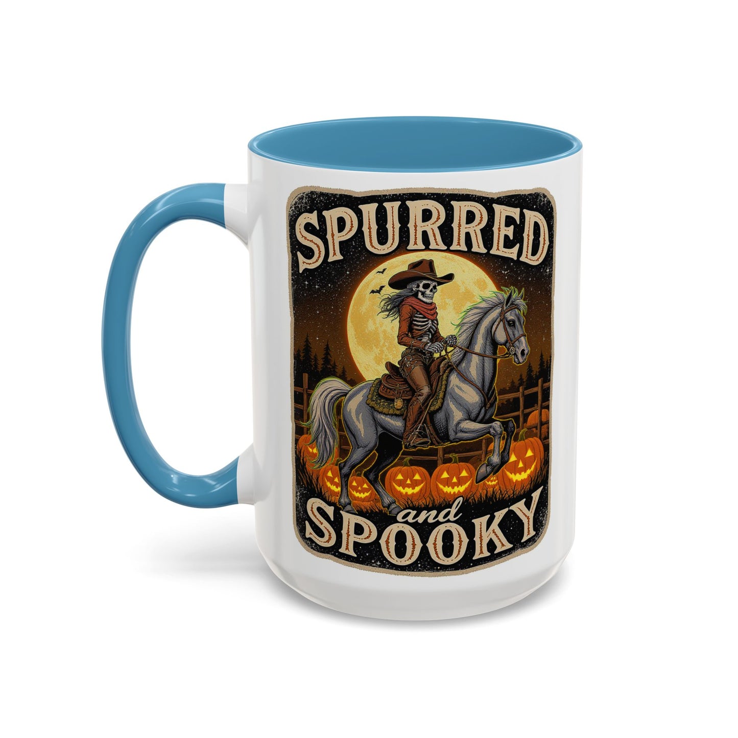 Mug - Spurred and Spooky Accent Coffee Mug (11, 15oz)