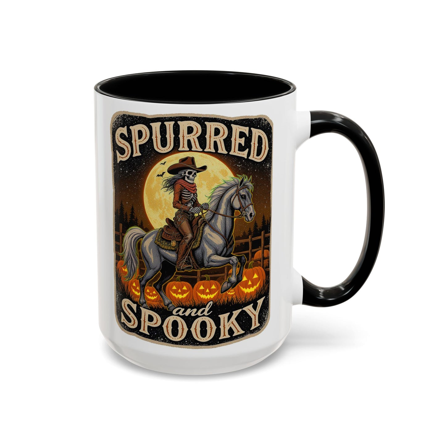 Mug - Spurred and Spooky Accent Coffee Mug (11, 15oz)