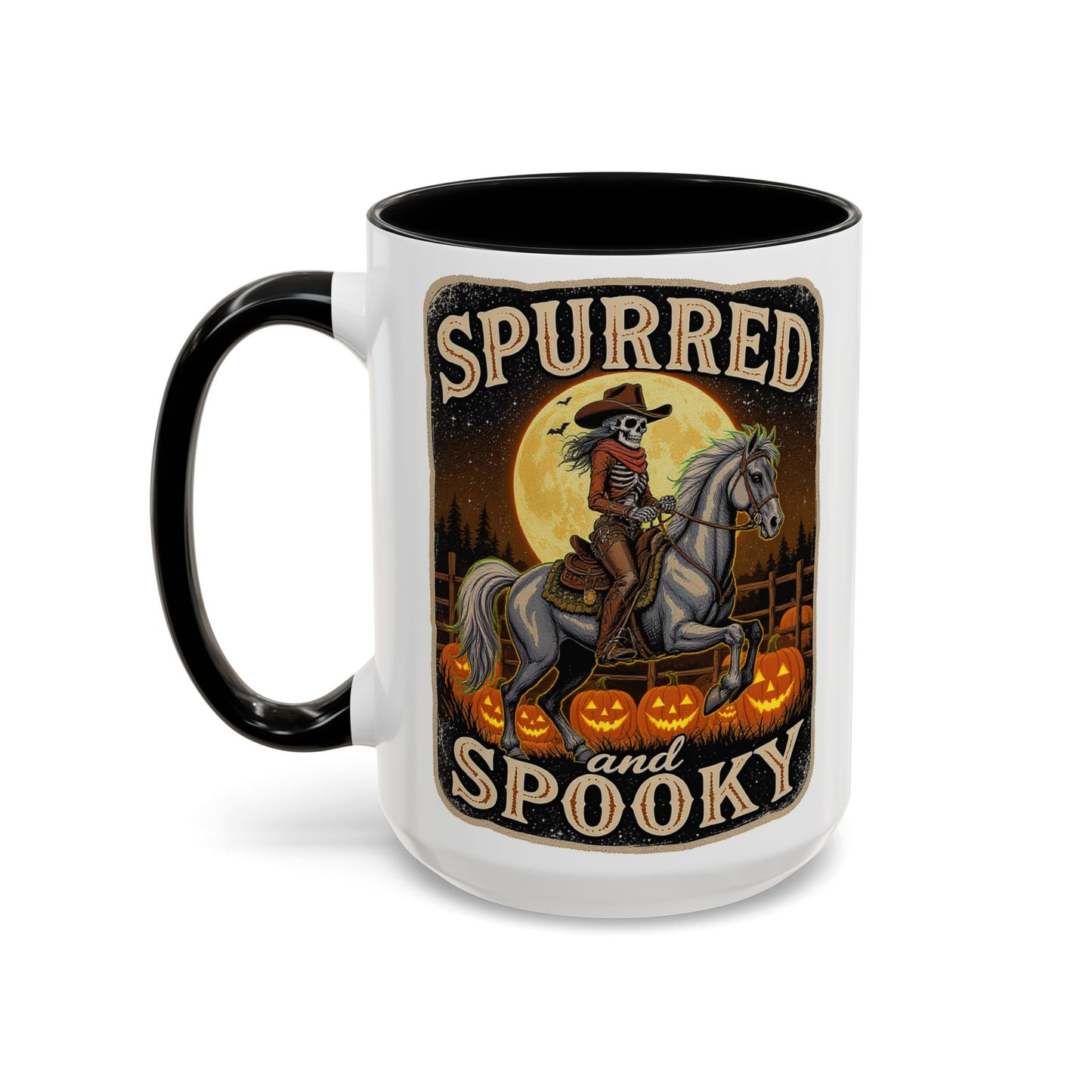 Mug - Spurred and Spooky Accent Coffee Mug (11, 15oz)