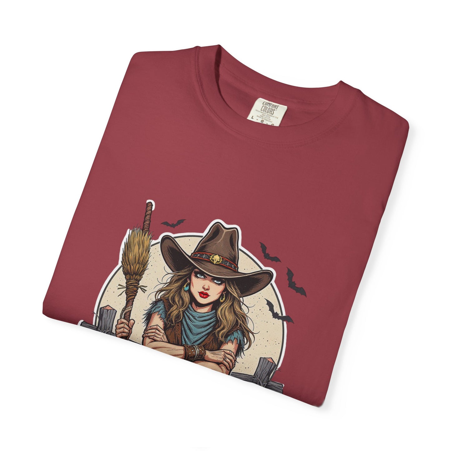 Western Style Resting Witch Face T-shirt